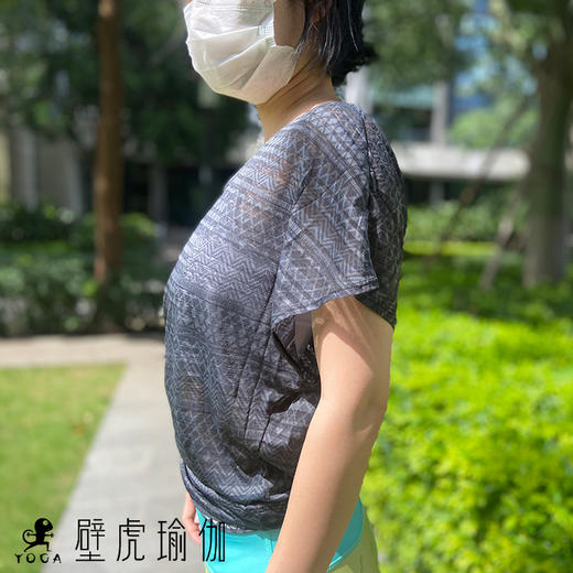 【现货秒发】壁虎瑜伽罩衫18SY002宽松运动T恤（无胸垫）​馆服10件起订清仓款非质量问题不退换 商品图5