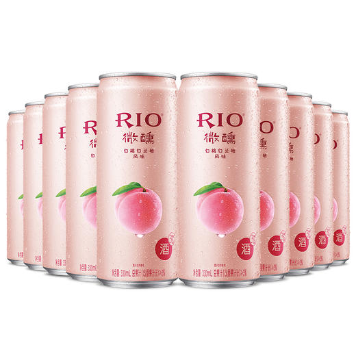 【整箱12听】锐澳3度白桃白兰地鸡尾酒330ml*12 商品图0