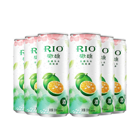 【整箱12听|乐橘乌龙茶】锐澳乐橘乌龙茶鸡尾酒330ml*12听 商品图0