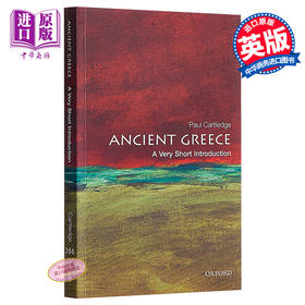 【中商原版】古希腊（牛津通识读本） 英文原版 Ancient Greece: A Very Short Introduction  Paul Cartledge  OUP Oxford 历史