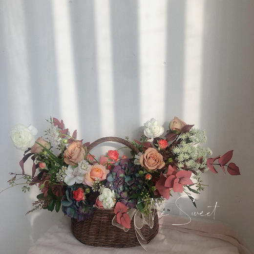 花艺  卡布奇诺 · 花篮 商品图0