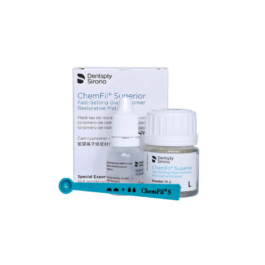 玻璃离子修复材料【登士柏 Chemfil玻璃离子修复材料（水调玻璃离子）10g】 商品图0