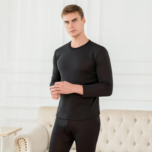 男女士加绒加厚保暖内衣 暖甲睡衣情侣套装 商品图5