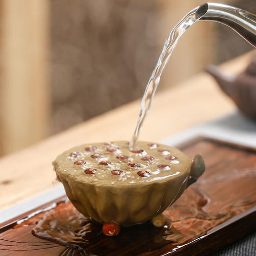 茶道配件-茶宠-紫砂莲蓬 商品图2