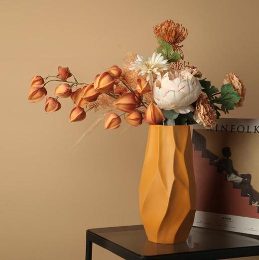 花瓶北欧创意花瓶陶瓷莫兰迪色干花花瓶摆件flowervase家居餐桌摆饰