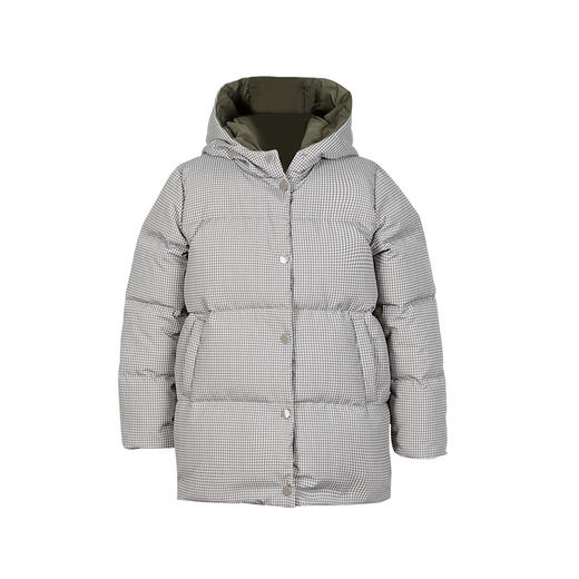 METTE童装90白鹅绒羽绒服20冬中大童男宝连帽双面穿加厚保暖外套 商品图7