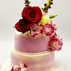 【甜久荟 不负时光-鲜花蛋糕-红玫瑰色系】 自然真花 纯动物鲜奶 0添加 低糖 商品缩略图3