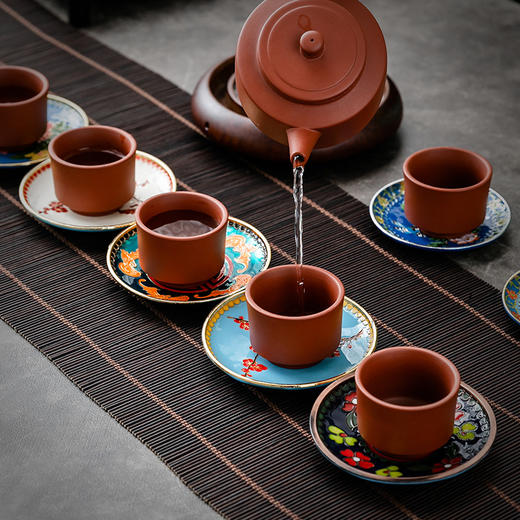 茶道配件-杯垫-景泰蓝杯垫 商品图1