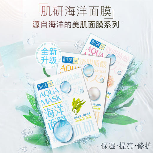 曼秀雷敦肌研海洋面膜 补水保湿美白收缩毛孔提亮肤色旗舰店正品JPY带授权招加盟代理 商品图1