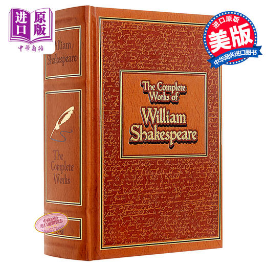 【中商原版】莎士比亚全集 皮革精装 英文原版 Complete Works of William Shakespeare 商品图0