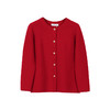 METTE羊绒世家童装女童100%山羊绒开衫2020冬纯色针织保暖小外套 商品缩略图7