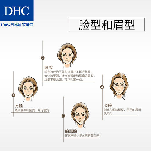 DHC立体持久眉粉0.4g 初学者显色自然立体美眉雾感眉妆棕色鼻影JPY带授权招加盟代理 商品图4