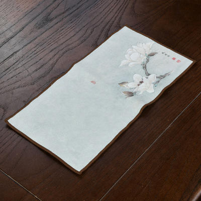 茶巾-麂皮印花古画茶巾 商品图7