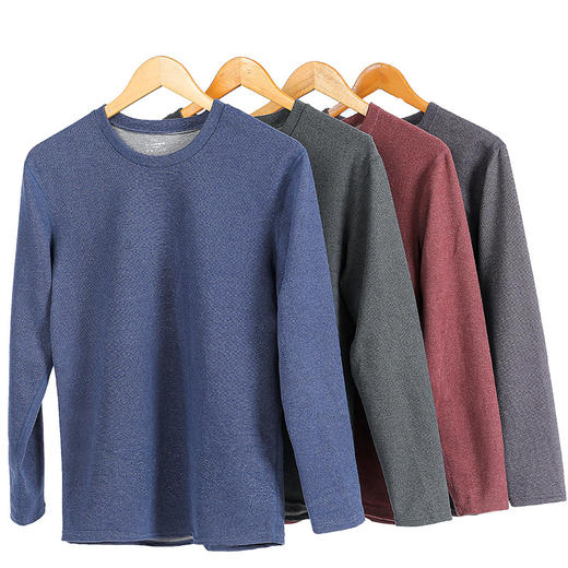 【瑜伽生活家】男女士无痕保暖内衣 秋衣秋裤男女情侣套装 商品图2