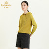乔万尼新款初秋短款上衣连帽舒适柔软休闲风卫衣感百搭羊毛衫ES3M597 商品缩略图2