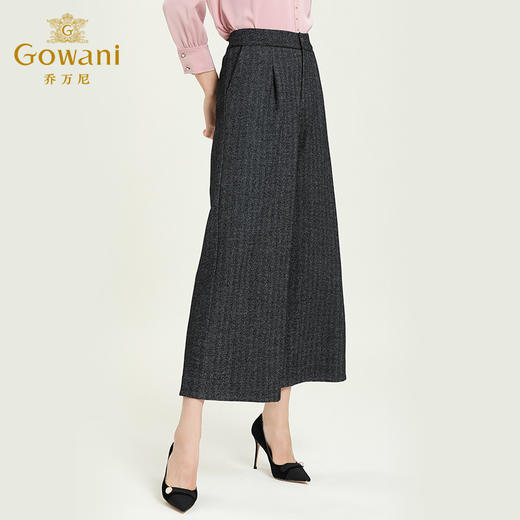 乔万尼秋季重磅绵羊毛西裤显瘦通勤气质西装裤子EN4F832 商品图1