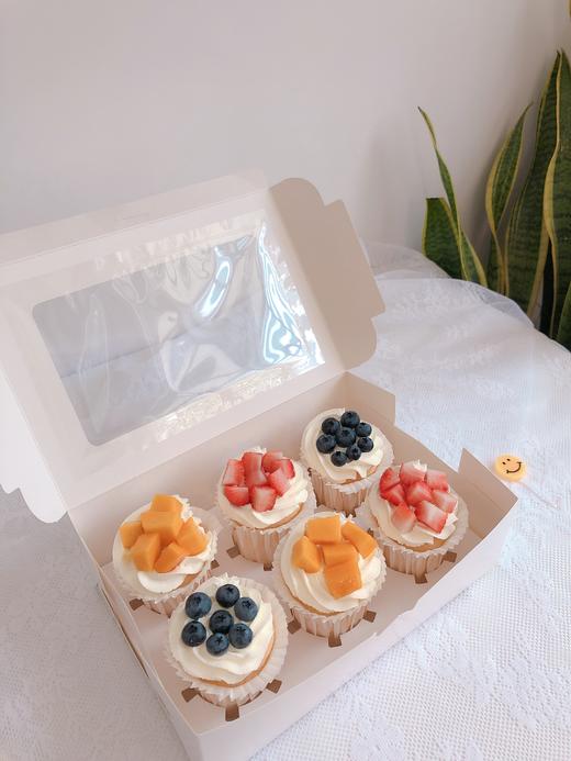 水果杯子蛋糕(按当季水果装饰)-无夹心内有卡仕达酱-低糖无添加 商品图7