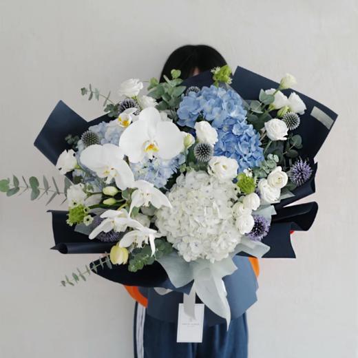 风铃蓝色系花束