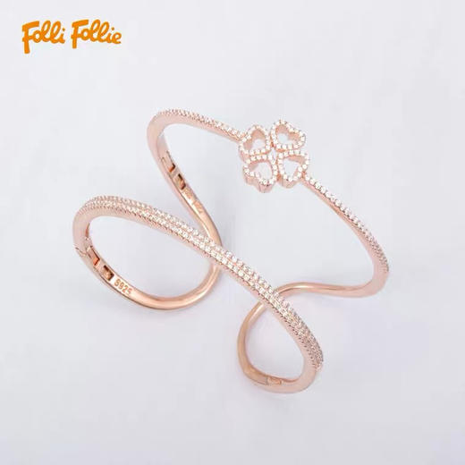 芙丽芙丽/Folli Follie 轻奢希腊潮牌几何设计开口手链个性手镯 商品图0