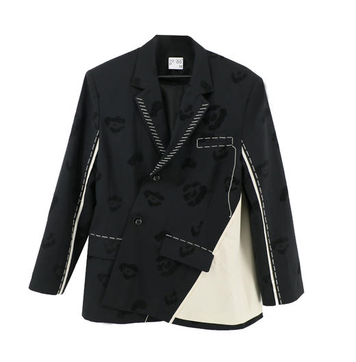 不对称提花西装-十点睡觉 商品图2