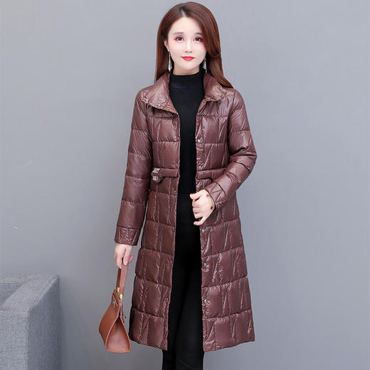 YWE  Y8701气质90绒中长款修身显瘦羽绒服 商品图2