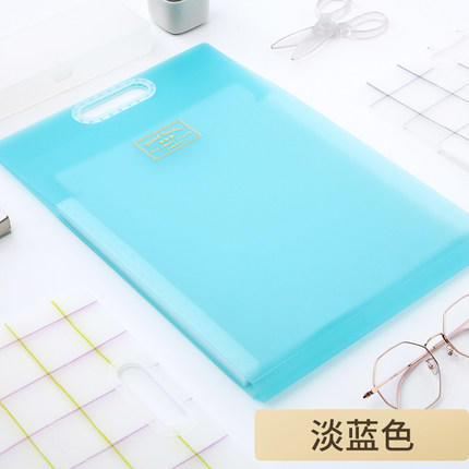 国誉淡彩曲奇竖款手提风琴包A4 商品图0