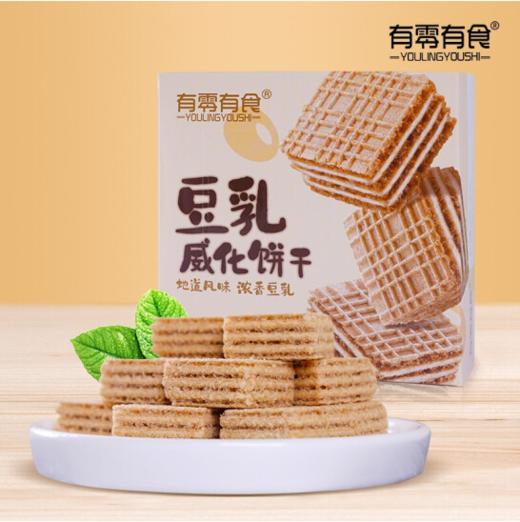 有零有食盒装豆乳威化68g/盒 商品图0