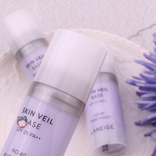 韩国兰芝隔离霜10ml 3支雪纱紫色保湿持久打底提亮妆前乳小样包邮JPY带授权招加盟代理 商品图2