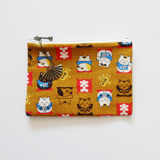 HUJI祤集Komon收纳包风の花大人招财猫 商品图2