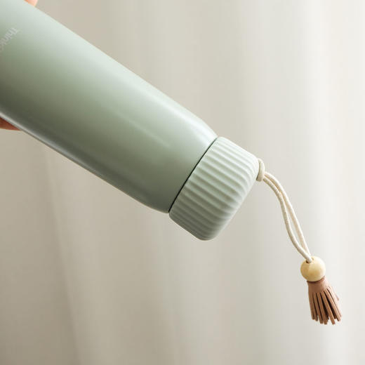 网红日系原宿风ins保温杯 | 简约清新流苏少女便携水杯 商品图3