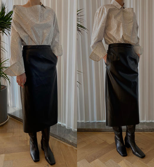 HIDEMI 心房客/“我们做印花”线型设计感微荡领多穿衬衫 商品图3