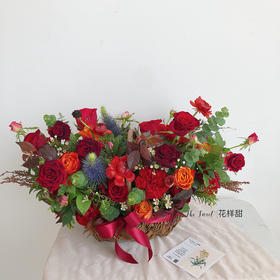 花艺 秋日暖意 · 花篮