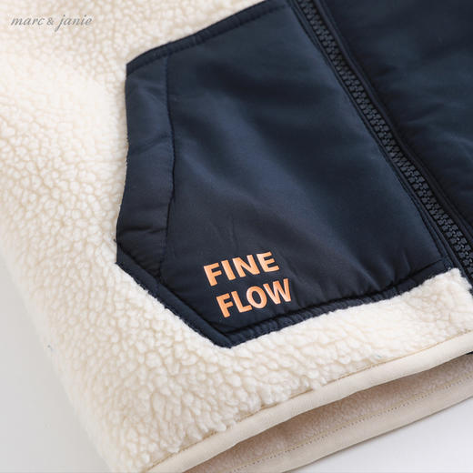 【反季清仓】马克珍妮秋冬装男童字母绣花马甲201871 商品图4