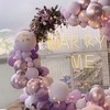 《如歌》浅紫色系气球鲜花求婚布置 商品缩略图1
