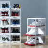 【抽拉联动设计】透明鞋子收纳盒 可叠加 5个/10个可选 商品缩略图2