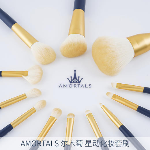 尔木萄 星动化妆刷套盒（12支装）春节期间：2.13-2.23暂停发货 商品图3
