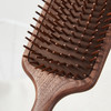 初心 方形静电按摩梳气囊梳胡桃木方形防静电梳子 商品缩略图4