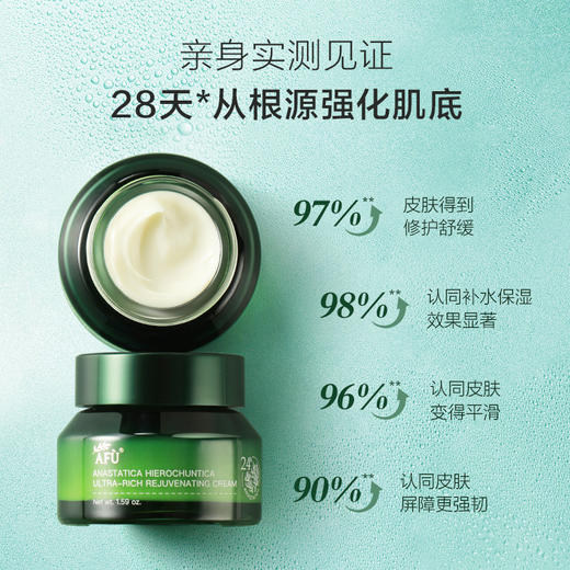 【新品首发 购物即送精华资格】阿芙复活草储水赋活面霜 保湿修护JPY带授权招加盟代理 商品图1