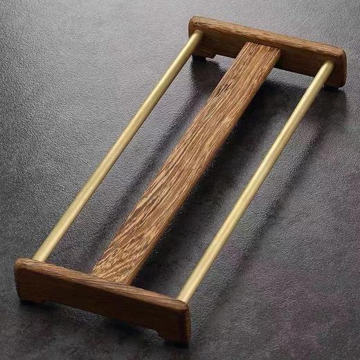 茶道配件-杯垫-铜木杯架 商品图7