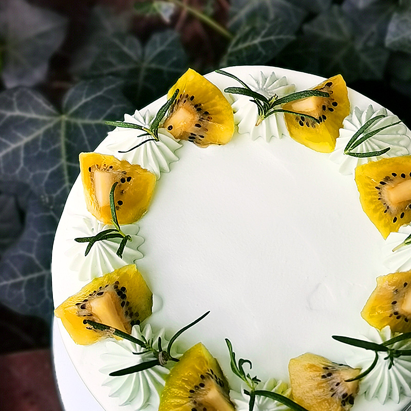 【甜久荟 小清新-鲜花蛋糕-探索】 自然真花 纯动物鲜奶 0添加 低糖