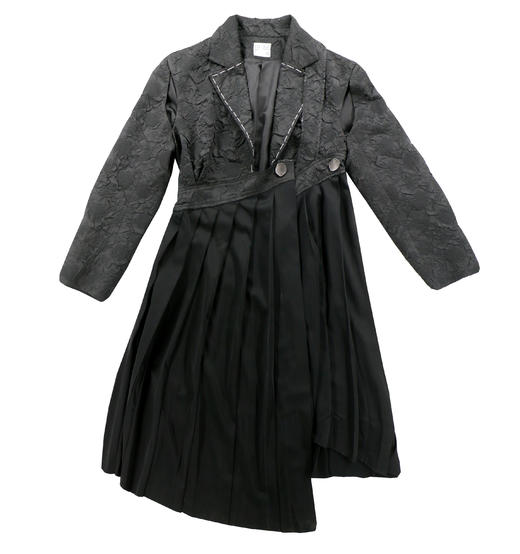 百褶风衣裙-十点睡觉 商品图1