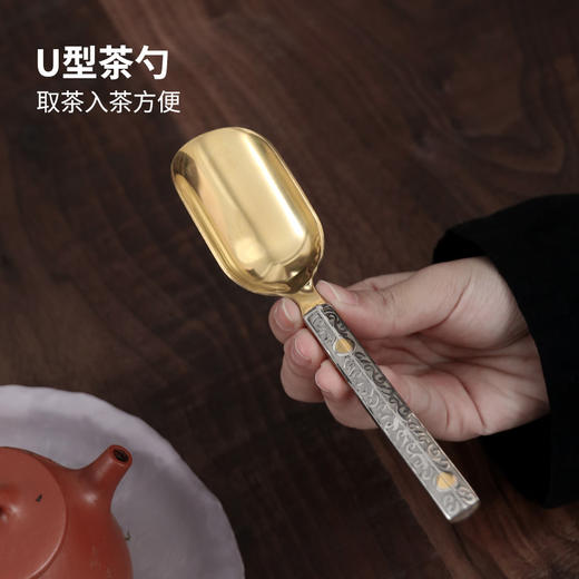 茶道配件-茶刀-大马士革三件套茶刀 商品图2