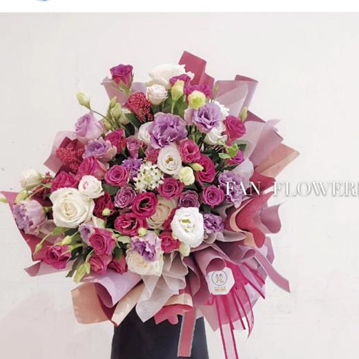 《等风与你》-优雅紫色系花束（复古色显旧介意慎拍） 商品图1