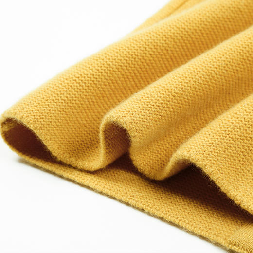 METTE羊绒世家童装女童100%山羊绒开衫2020冬纯色针织保暖小外套 商品图5