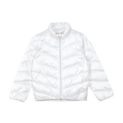 METTE童装女童90白鹅绒羽绒服2020冬季时尚立领轻薄短款保暖外套 商品图6