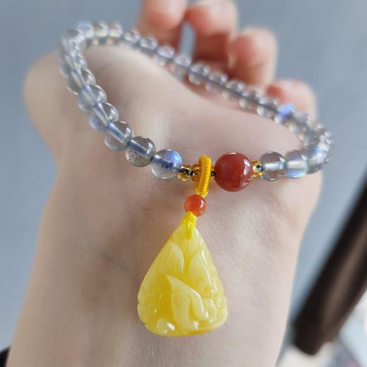 灰月光单圈手串 商品图2