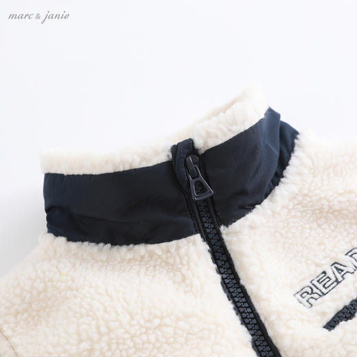 【反季清仓】马克珍妮秋冬装男童字母绣花马甲201871 商品图3