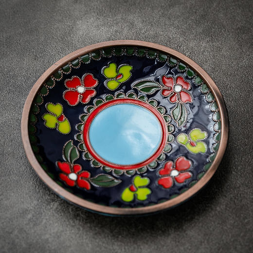 茶道配件-杯垫-景泰蓝杯垫 商品图6