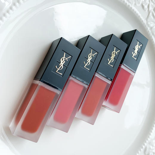 YSL/ysl 圣罗兰黑盖唇釉 丝绒磨砂天鹅绒哑光唇釉杨树林#211 #212 #204 #202【CDF】 商品图1