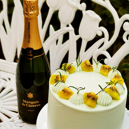 【甜久荟 小清新-鲜花蛋糕-探索】 自然真花 纯动物鲜奶 0添加 低糖 商品图5